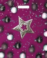 НГ Пакет с вырубной ручкой (38х45)-60 Новогодняя звезда ламин ТИКО 50/500