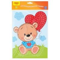 Аппликация бумагой тишью 20х28см Мульти-пульти Мишка 1/1