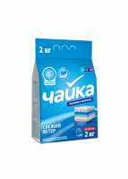 Порошок стиральный Чайка 2кг Ручная стирка Свежий ветер  1/7