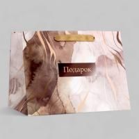 Пакет подарочный бумажный (25х19х18) ламинир Подарок 1/240