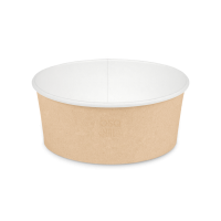 Контейнер бумажный круглый 750мл d-150 крафт OSQ ROUND BOWL 750 (крышка 469485,464891,466578) 45/270