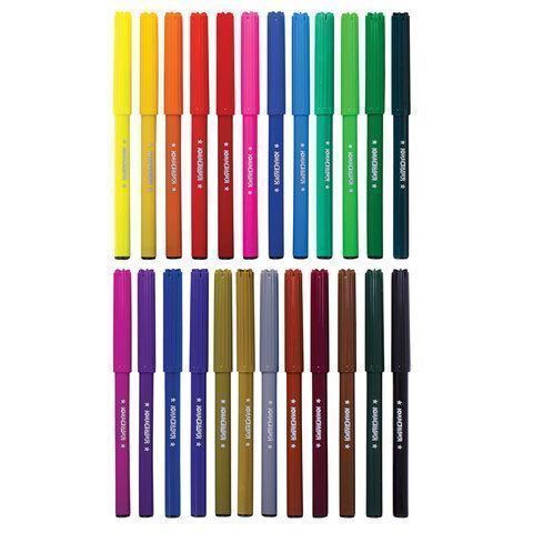 Фломастеры 24цв вентилируемый колпачок ЮНЛАНДИЯ ЭКЗОТИКА 1/12/96