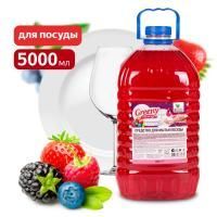 Средство жидкое для мытья посуды 5л Greeny Light  Лесные ягоды Clean&Green 1/2 Средство жидкое для мытья посуды 5л Greeny Light  Лесные ягоды Clean&Green 1/2
