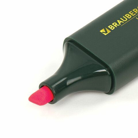 Текстмаркер розовый 1-5 мм скошенный наконечник BRAUBERG ORIGINAL 1/12/576