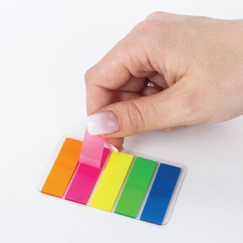 Закладки клейкие пластиковые 45х12мм 5цв х20л неон ЮНЛАНДИЯ 1/48 (Клиент) Закладки клейкие пластиковые 45х12мм 5цв х20л неон ЮНЛАНДИЯ 1/48 (Клиент)