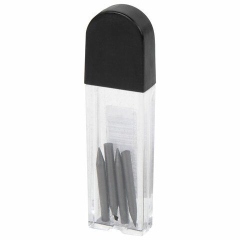 Грифели запасные для циркуля 4шт по 17мм в тубе HB толщина 2мм ПИФАГОР 1/25