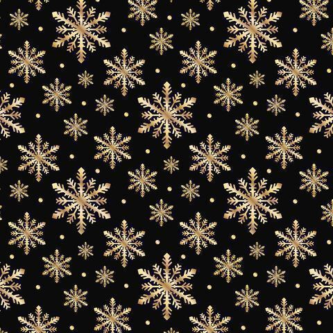 НГ Бумага упаковочная 70х100см ЗОЛОТАЯ СКАЗКА Black Gold White 10дизайнов 105г/м2 1/50