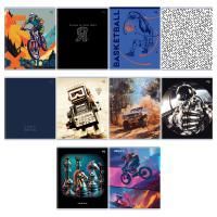 Тетрадь 48л А5 клетка BG Микс мальчики 1/10/80