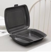 ВПС Ланч-бокс 2-сек (250х195х68) черный LB-2А вспен ТДУ 100/100