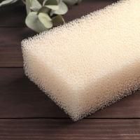 Губка для тела пористая белая 30/450