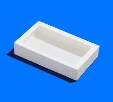 Контейнер бумажный с окном 1450мл 260х150х40мм белая ламин ForG Tabox PRO 25/200 Контейнер бумажный с окном 1450мл 260х150х40мм белая ламин ForG Tabox PRO 25/200