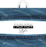 Пакет с петлевой ручкой (50х60)-60 Стиль Джинс ТИКО 25/250