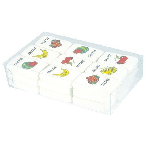 Ластик FACTIS F 127 (Испания), 40х24х10мм, ассорти, прямоугольный, мягкий, CNFF127