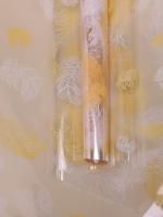 Ролик 60см х 8,5м пленка полипропилен Перышки белый/кремовый 1/10