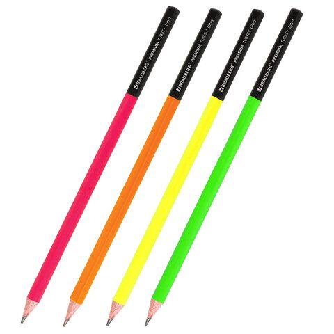 Карандаш ч/гр НВ ассорти дисплей BRAUBERG PREMIUM TURKEY Ultra 181570