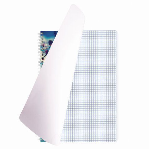 Тетрадь А4 96л. BRAUBERG гребень, клетка, обложка картон, 4 СЕЗОНА, 403071 Тетрадь А4 96л. BRAUBERG гребень, клетка, обложка картон, 4 СЕЗОНА, 403071