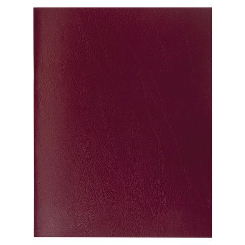 Тетрадь 96л А4 клетка бумвинил 60 г/м2 офсет №1 бордовый STAFF 1/20