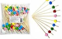 Пика для канапе Звезда 5 цветов 12см (100шт) 1/40 Пика для канапе Звезда 5 цветов 12см (100шт) 1/40