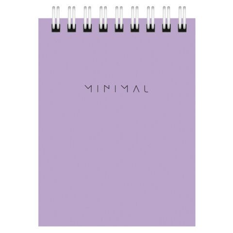 Блокнот 40л А7 75х105мм гребень клетка BRAUBERG Minimal Pastel 1/120 Блокнот 40л А7 75х105мм гребень клетка BRAUBERG Minimal Pastel 1/120