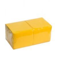 Салфетки биг пак желтые интенсив (24х24) (400) 1/15