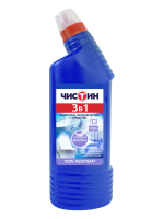 Средство жидкое 750мл чистящее для уборки туалета ЧИСТИН 3 в 1 содержит активный хлор 1/14 Средство жидкое 750мл чистящее для уборки туалета ЧИСТИН 3 в 1 содержит активный хлор 1/14