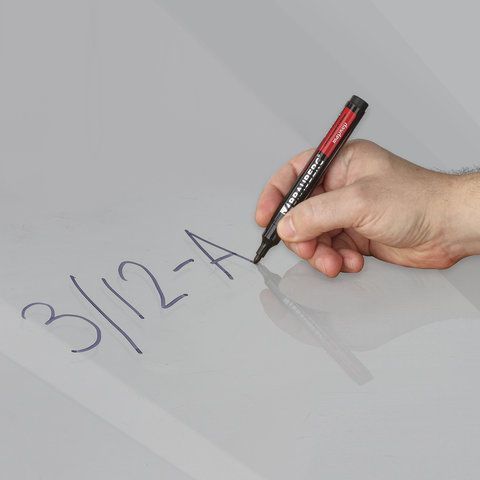 Маркер перманентный черный 3мм круглый наконечник Contract BRAUBERG 1/12/1152