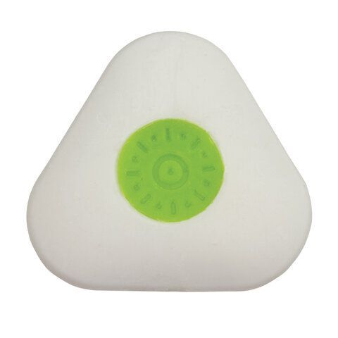 Ластик 35х35х10мм треугольный, пластиковый держатель STAFF College 1/36