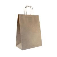 Пакет бумажный крафт с кручеными ручками 260х150х350 200/200