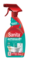 Средство жидкое 500мл чистящее спрей Санита Антиналет и Антиржавчина 1/15 Средство жидкое 500мл чистящее спрей Санита Антиналет и Антиржавчина 1/15