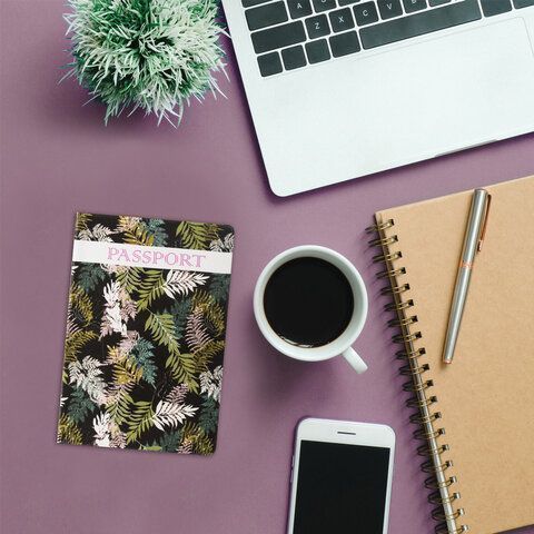 Обложка для паспорта ПВХ фотопечать ассорти STAFF Тропики 1/10 (клиент)