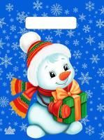 НГ Пакет с вырубной ручкой (19х25)-30 Милый снеговичок 100/3000