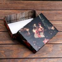 НГ Подарочная коробка 21х15х5,7см  Волшебная ночь 1/300 НГ Подарочная коробка 21х15х5,7см  Волшебная ночь 1/300