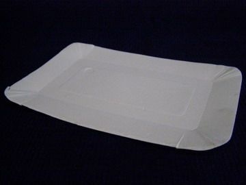 Тарелка картон (13х20) мелованная 50/800 Тарелка картон (13х20) мелованная 50/800