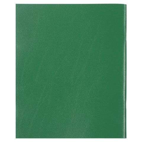 Тетрадь 96л А4 клетка бумвинил 60 г/м2 офсет №2 эконом зеленый STAFF 1/20