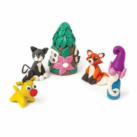 Пластилин 12цв 180г мягкий со стеком ЮНЛАНДИЯ Веселый шмель 1/32