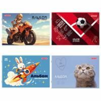 Альбом д/рис. А4 32л скоба обложка картон ПИФАГОР 203х288мм МИКС-1 1/8/40 Альбом д/рис. А4 32л скоба обложка картон ПИФАГОР 203х288мм МИКС-1 1/8/40