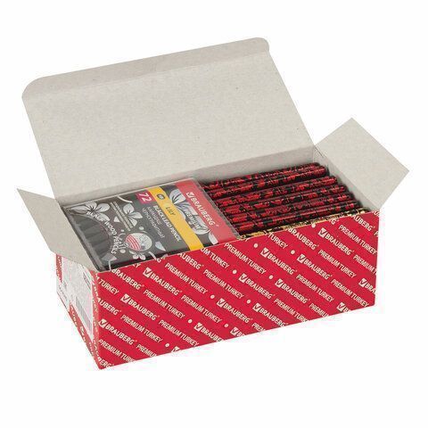 Карандаш ч/гр НВ BRAUBERG PREMIUM TURKEY ассорти  дисплей