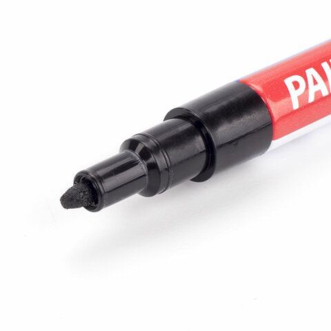 Маркер-краска лаковый черный 2мм нитро-основа алюм корпус BRAUBERG EXTRA 1/12/864