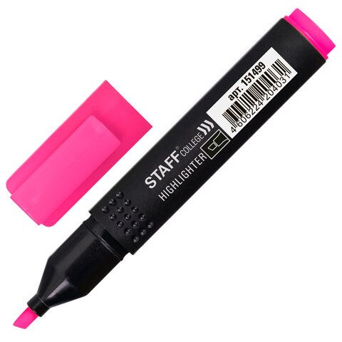 Текстмаркер розовый 1-4мм STAFF College STICK HL-497 1/12