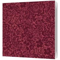 Салфетки (33х33) 3-сл Сатин Бордо (20) 1/15