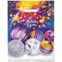 НГ Пакет с вырубной ручкой (31х40)-60 Звон бокалов 50/500