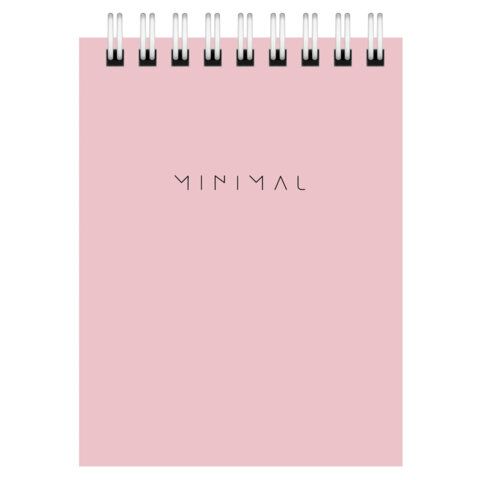 Блокнот 40л А7 75х105мм гребень клетка BRAUBERG Minimal Pastel 1/120 Блокнот 40л А7 75х105мм гребень клетка BRAUBERG Minimal Pastel 1/120