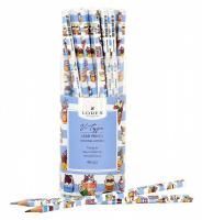 Карандаш ч/гр НВ заточенный трехгранный дерево LOREX V-TYPE COCTAIL KITTENS 1/48