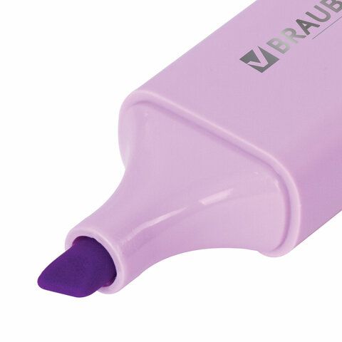 Текстовыделитель лавандовый линия 1-5 мм BRAUBERG ORIGINAL PASTEL 1/12
