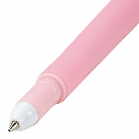 Ручка фигурная шариковая мягкий силиконовый корпус, ассорти, СИНЯЯ, 0,7мм ЮНЛАНДИЯ Мишка 1/12