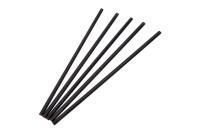 Трубочки для коктейля 240х8 прямые в инд. упаковке черные  (250шт) 1/16