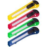 Нож канцелярский 18мм с фиксатором OfficeSpace 1/20