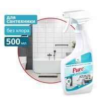 Средство жидкое 500л чистящее для сантехники с триггером Pure Clean&Green 1/12 Средство жидкое 500л чистящее для сантехники с триггером Pure Clean&Green 1/12