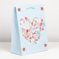 Пакет подарочный бумажный (18х23х8) ламинир Present for you! 1/350