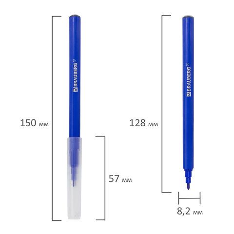 Фломастеры 12цв классические вент колпачек ПВХ BRAUBERG PREMIUM 1/24/192